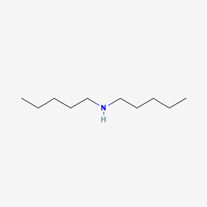 molecular formula C10H23N<br>CH3(CH2)4NH(CH2)4CH3<br>C10H23N B1346568 Diamylamine CAS No. 2050-92-2