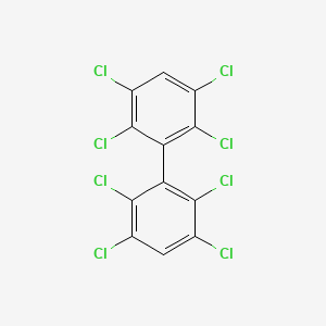 molecular formula C12H2Cl8 B1346569 2,2',3,3',5,5',6,6'-Octachlorobiphenyl CAS No. 2136-99-4