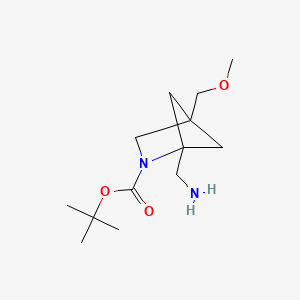 Tert-butyl 1-(aminomethyl)-4-(methoxymethyl)-2-azabicyclo[2.1.1]hexane-2-carboxylate