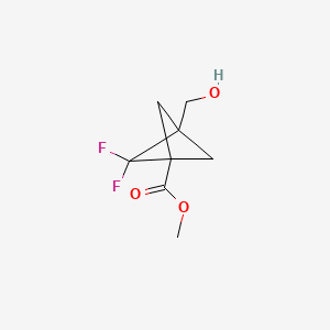 Methyl 2,2-difluoro-3-(hydroxymethyl)bicyclo[1.1.1]pentane-1-carboxylate