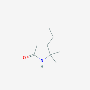 4-Ethyl-5,5-dimethylpyrrolidin-2-one