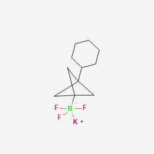 Potassium {3-cyclohexylbicyclo[1.1.1]pentan-1-yl}trifluoroboranuide