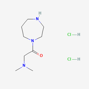 1-(1,4-Diazepan-1-yl)-2-(dimethylamino)ethan-1-one dihydrochloride