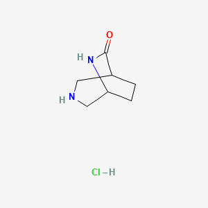 3,6-Diazabicyclo[3.2.2]nonan-7-one hydrochloride