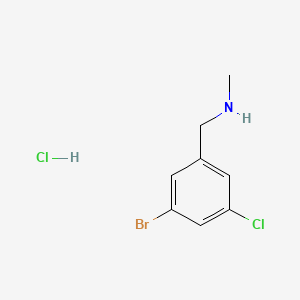 [(3-Bromo-5-chlorophenyl)methyl](methyl)amine hydrochloride