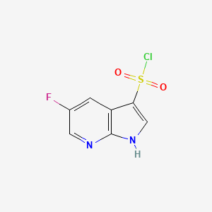 5-fluoro-1H-pyrrolo[2,3-b]pyridine-3-sulfonyl chloride