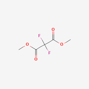 molecular formula C5H6F2O4 B1346579 Dimethyl difluoromalonate CAS No. 379-95-3