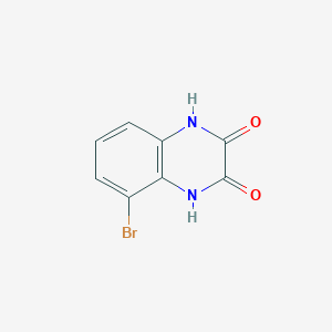 molecular formula C8H5BrN2O2 B13465806 5-Bromoquinoxaline-2,3-diol 