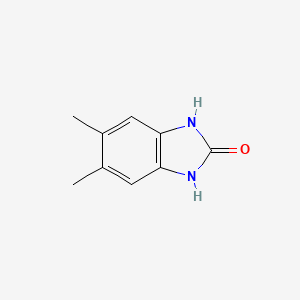 molecular formula C9H10N2O B1346581 5,6-Dimethyl-1H-benzo[d]imidazol-2(3H)-one CAS No. 2033-30-9