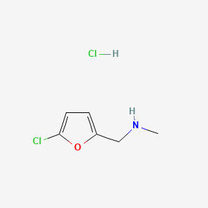 [(5-Chlorofuran-2-yl)methyl](methyl)amine hydrochloride