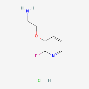 2-[(2-Fluoropyridin-3-yl)oxy]ethan-1-amine hydrochloride