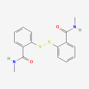 molecular formula C16H16N2O2S2 B1346584 Benzamide, 2,2'-dithiobis[n-methyl- CAS No. 2527-58-4