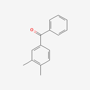 molecular formula C15H14O B1346588 3,4-Dimethylbenzophenone CAS No. 2571-39-3