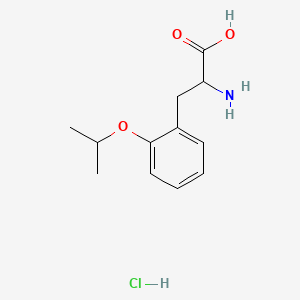 2-Amino-3-[2-(propan-2-yloxy)phenyl]propanoic acid hydrochloride