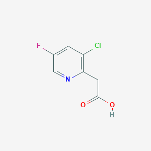 2-(3-Chloro-5-fluoropyridin-2-yl)acetic acid