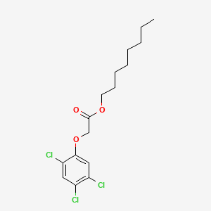 molecular formula C16H21Cl3O3 B1346590 Octyl (2,4,5-trichlorophenoxy)acetate CAS No. 2630-15-1