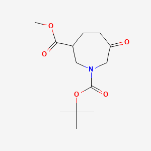 1-Tert-butyl 3-methyl 6-oxoazepane-1,3-dicarboxylate