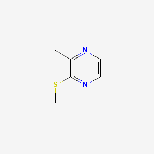 molecular formula C6H8N2S B1346595 2-Methyl-3-(methylthio)pyrazine CAS No. 2882-20-4