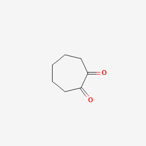 molecular formula C7H10O2 B1346603 1,2-Cycloheptanedione CAS No. 3008-39-7