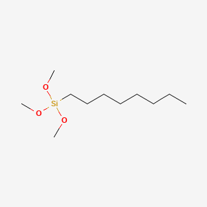 molecular formula C11H26O3Si B1346610 三甲氧基(辛基)硅烷 CAS No. 3069-40-7