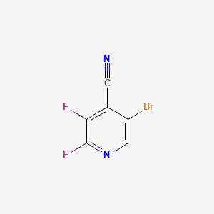 molecular formula C6HBrF2N2 B13466159 5-Bromo-2,3-difluoropyridine-4-carbonitrile CAS No. 2866355-69-1