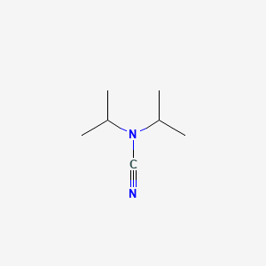 molecular formula C7H14N2 B1346623 二异丙基氰胺 CAS No. 3085-76-5