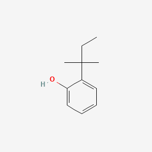 molecular formula C11H16O B1346624 2-叔戊基苯酚 CAS No. 3279-27-4