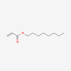 molecular formula C11H20O2<br>CH2=CHCOOC8H17<br>C11H20O2 B1346639 Octyl acrylate CAS No. 2499-59-4