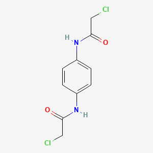 molecular formula C10H10Cl2N2O2 B1346641 N,N'-双(氯乙酰基)-对苯二胺 CAS No. 2653-08-9