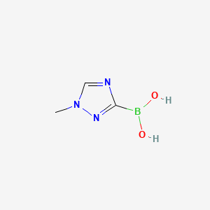 molecular formula C3H6BN3O2 B13466450 (1-methyl-1H-1,2,4-triazol-3-yl)boronic acid 