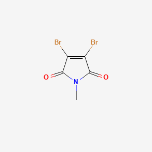 molecular formula C5H3Br2NO2 B1346648 2,3-Dibromo-N-methylmaleimide CAS No. 3005-27-4