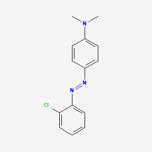 molecular formula C14H14ClN3 B1346649 2'-氯-4-二甲氨基偶氮苯 CAS No. 3010-47-7