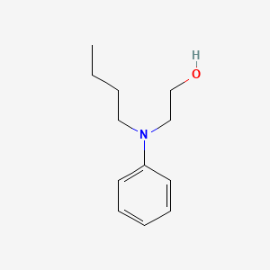 molecular formula C12H19NO B1346650 乙醇，2-（丁基苯胺基）- CAS No. 3046-94-4