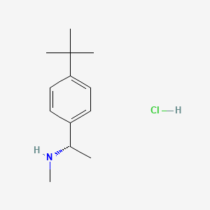 molecular formula C13H22ClN B13466501 [(1S)-1-(4-tert-butylphenyl)ethyl](methyl)amine hydrochloride 