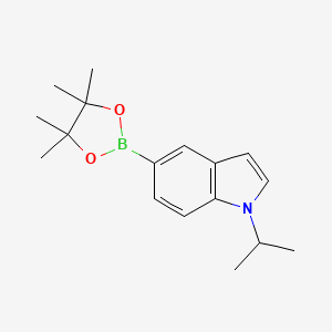 1-(propan-2-yl)-5-(tetramethyl-1,3,2-dioxaborolan-2-yl)-1H-indole