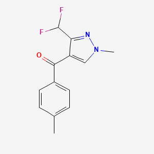 3-(difluoromethyl)-1-methyl-4-(4-methylbenzoyl)-1H-pyrazole