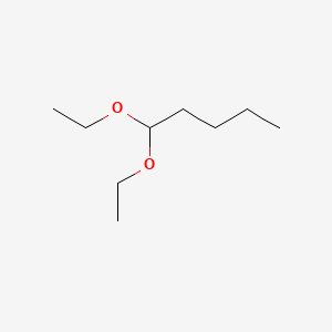 molecular formula C9H20O2 B1346685 1,1-二乙氧基戊烷 CAS No. 3658-79-5