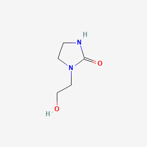 molecular formula C5H10N2O2 B1346687 1-(2-羟乙基)-2-咪唑烷酮 CAS No. 3699-54-5