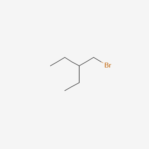 molecular formula C6H13B B1346692 3-(Bromomethyl)pentane CAS No. 3814-34-4