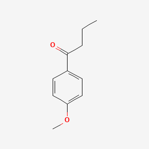 B1346694 4'-Methoxybutyrophenone CAS No. 4160-51-4
