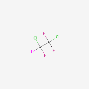molecular formula C2Cl2F3I B1346711 1,2-二氯-1,1,2-三氟-2-碘乙烷 CAS No. 354-61-0