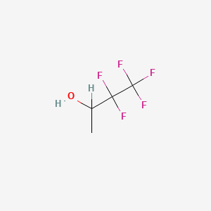 molecular formula C4H5F5O B1346712 3,3,4,4,4-五氟丁烷-2-醇 CAS No. 374-40-3