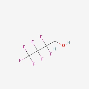 molecular formula C5H5F7O B1346713 3,3,4,4,5,5,5-七氟戊醇-2 CAS No. 375-14-4