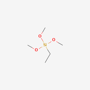 molecular formula C5H14O3Si B1346717 乙基三甲氧基硅烷 CAS No. 5314-55-6