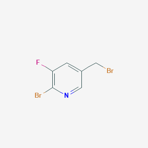 2-Bromo-5-(bromomethyl)-3-fluoropyridine