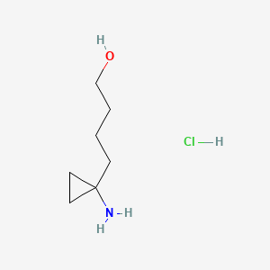 4-(1-Aminocyclopropyl)butan-1-ol hydrochloride