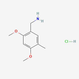 1-(2,4-Dimethoxy-5-methylphenyl)methanamine hydrochloride