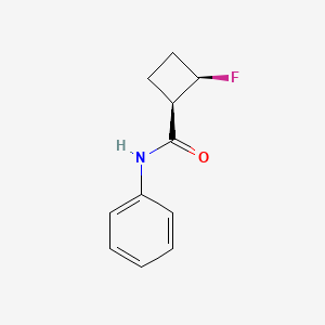 rac-(1R,2R)-2-fluoro-N-phenylcyclobutane-1-carboxamide