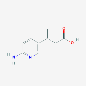 3-(6-Aminopyridin-3-yl)butanoic acid