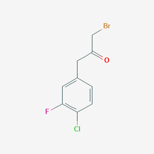 1-Bromo-3-(4-chloro-3-fluorophenyl)propan-2-one